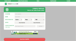 Desktop Screenshot of codicefiscale.com