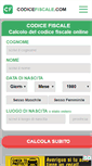 Mobile Screenshot of codicefiscale.com