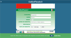Desktop Screenshot of codicefiscale.it