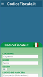 Mobile Screenshot of codicefiscale.it
